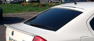 Skoda Octavia II A5 2006-2010 гг. Накладка на спойлер (под покраску) фото 1