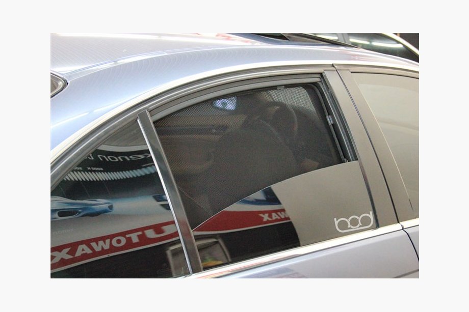 BMW 3 серия E46 1998-2006 гг. Солнцезащитные шторки (3 шт, вставные) Image