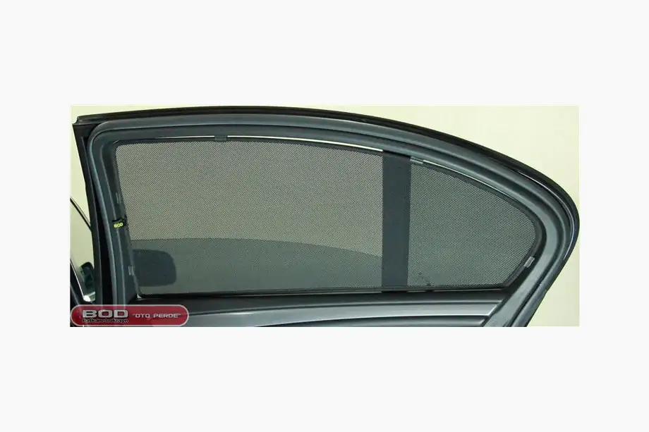 BMW 5 серия E39 1996-2003 гг. Солнцезащитные шторки (3 шт, вставные) Image