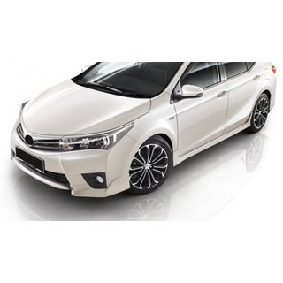 Углы на передний и задний бампер (грунтованные под покраску) Toyota Corolla 2013-2019 гг. фото 1