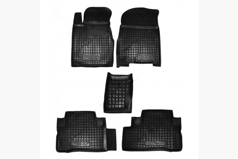Honda CRV 2007-2011 гг. Резиновые коврики с бортиком (Autogumm) Image
