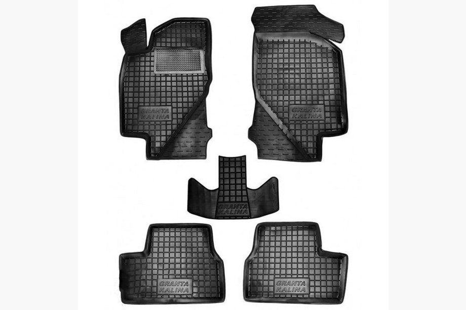 Lada Granta 2011- гг. Резиновые коврики с бортиком SD (Autogumm) Image