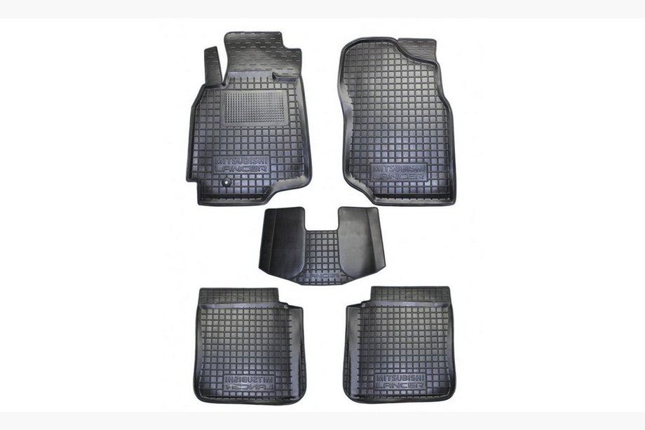 Mitsubishi Lancer 9 2004-2008 гг. Резиновые коврики с бортиком (Autogumm) Image