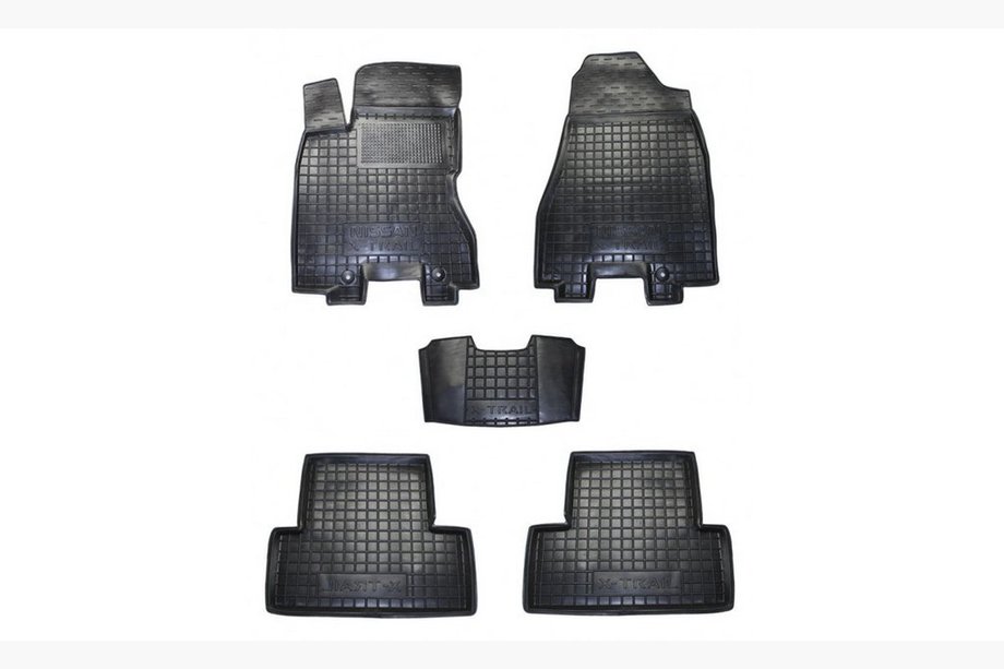 Nissan X-trail T31 2007-2014 гг. Резиновые коврики с бортиком (Autogumm) Фото 1