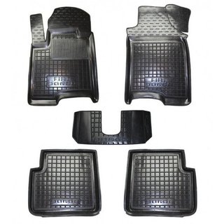Резиновые коврики с бортиком (Autogumm) Fiat Panda 2003-2011 гг.