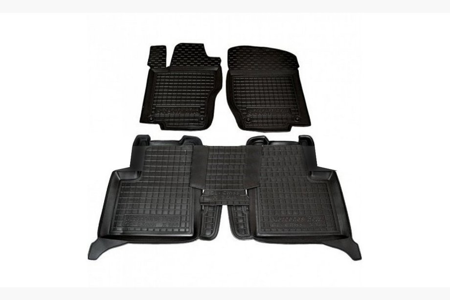 Mercedes GL class X164 2006-2012 гг. Резиновые коврики с бортиком (Autogumm) Фото 1