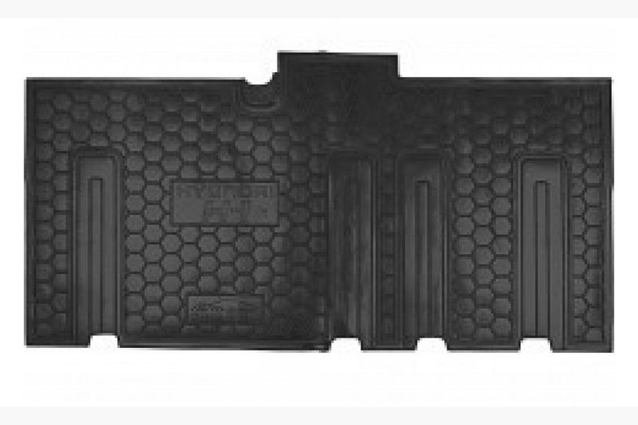 Hyundai H300, H1, Starex 2008-2020 гг. Резиновые коврики с бортиком второй ряд (Autogumm) Фото 1