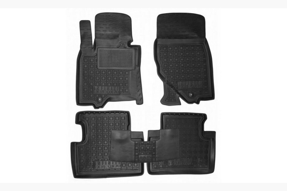 Infiniti FX 2008-2012 гг. Резиновые коврики с бортиком (Autogumm) Фото 1