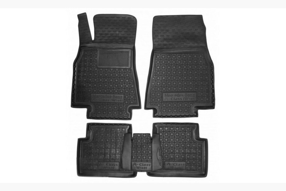 Mercedes A-class W169 2004-2012 гг. Резиновые коврики с бортиком (Autogumm) Фото 1