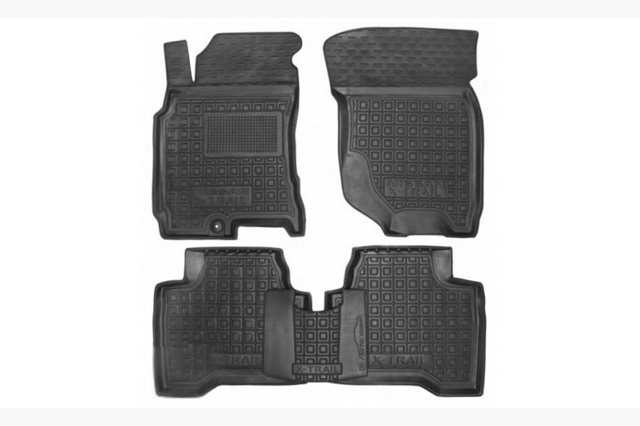 Nissan X-trail T30 2002-2007 гг. Резиновые коврики с бортиком (Autogumm) Фото 1