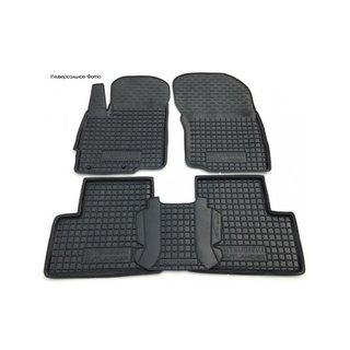 Резиновые коврики с бортиком Coupe (Autogumm) Mercedes C-сlass W205 2014-2021 гг.