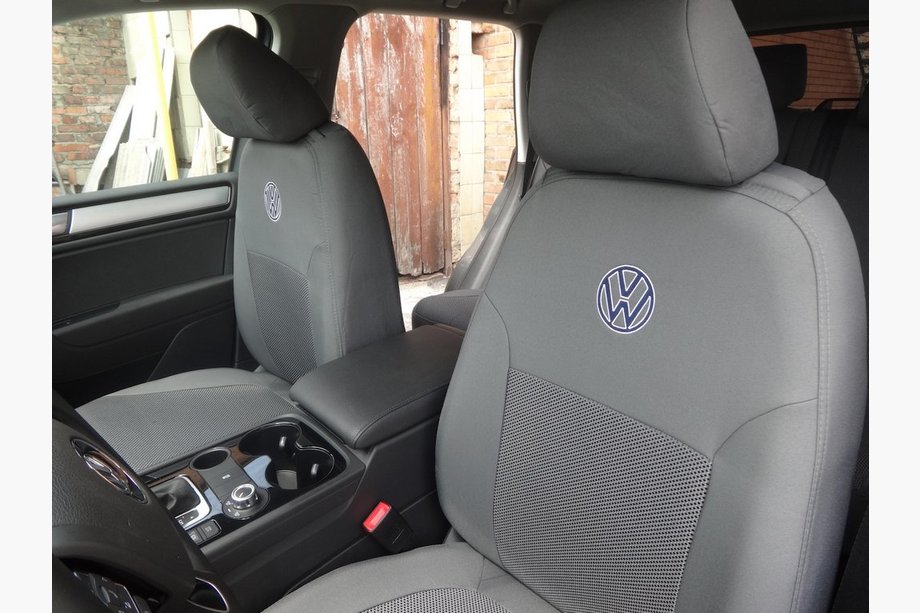Volkswagen Touareg 2002-2010 гг. Авточехлы (тканевые, Classik) Image
