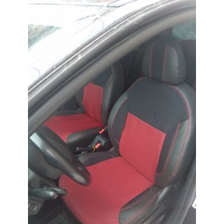 Авточехлы (Экокожа↗Ткань, Premium) Audi 100 C3 1988-1991 гг. фото 4