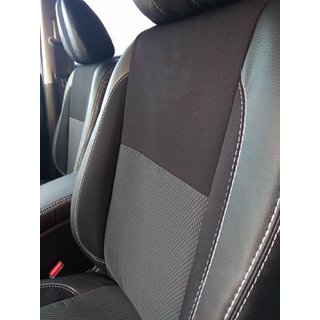 Авточехлы (Экокожа↗Ткань, Premium) Audi 100 C3 1988-1991 гг. фото 1