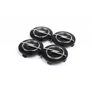 Колпачки на диски 60/55мм черные (комплект 4 шт) фото 1