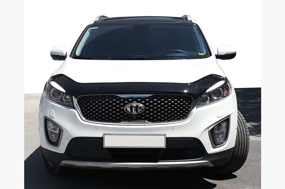 Kia Sorento III UM 2014-2020 гг. Дефлектор капота (EuroCap) Image