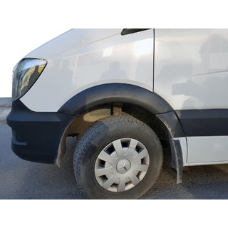 РАСПРОДАЖА! Широкие накладки на арки (4 шт, черные) Mercedes Sprinter W906 2006-2018 гг. фото 1