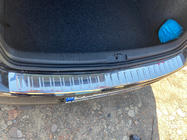 Накладка на задний бампер Carmos (HB, нержавейка) фото 1