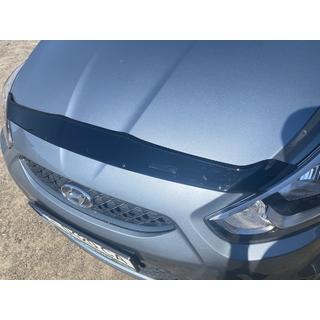 Дефлектор капота 2011-2017 (ANV) Hyundai Accent 2011-2017 гг. фото 1