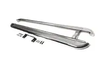 Hyundai H200, H1, Starex 1998-2007 гг. Боковые Подножки Premium (2 шт., Нержавейка) фото 1