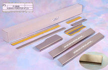 Subaru Forester 2013-2018 гг. Накладки на пороги из нержавеющей стали Natanika Standard (8 шт) фото 1