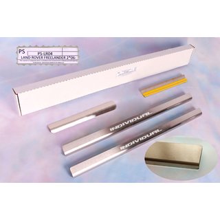 Накладки на пороги Natanika Standard (4 шт, нержавейка) Land Rover Freelander II 2006-2014 гг.