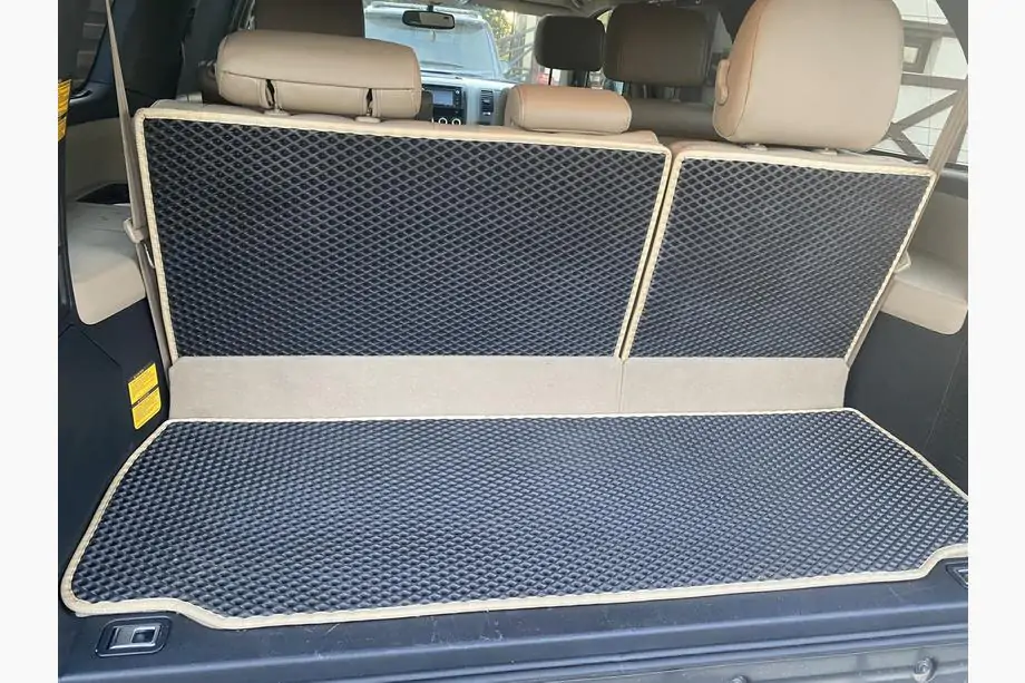 Toyota Sequoia 2007-2022 гг. Коврик багажника (EVA, черный) Image