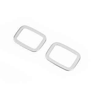 Хром накладки на поворотники (2 шт, нержавейка) Toyota Camry 2001-2006 гг. фото 1