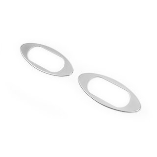 Хромированные Накладки на Поворотники Libao (2 шт, Нержавейка) Volkswagen Caddy 2010-2015 гг.