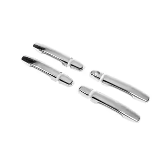 Хромированные Накладки на Ручки Дверей (4 шт, Нержавейка) Chery Elara/Alia/Fora/A5 2006- гг. фото 3