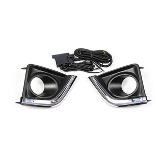 LED Вставки для Противотуманных Фар 2013-2017 (Комплект) Toyota Corolla 2013-2019 гг. фото 1