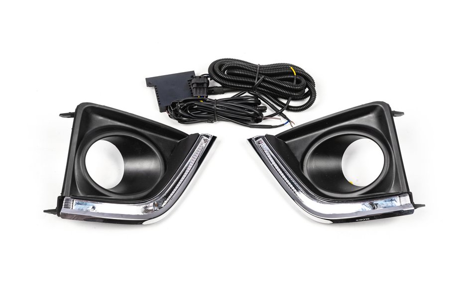 Toyota Corolla 2013-2019 гг. LED Вставки для Противотуманных Фар 2013-2017 (Комплект) Image