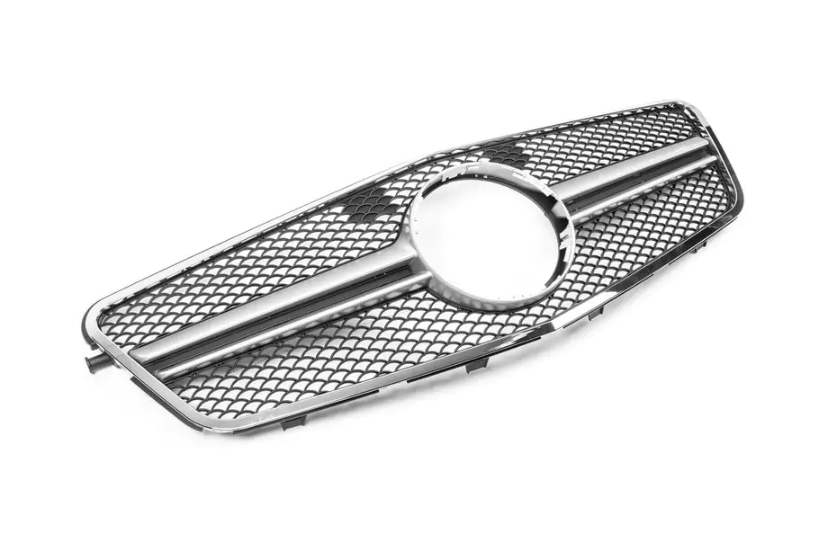 Mercedes E-class W212 2009-2016 гг. Передняя решетка AMG Silver (2009-2012) Image