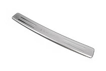 Ford Focus II 2005-2008 гг. Накладка на задний бампер Libao (Sedan, нержавейка) фото 1