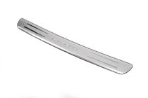 Chevrolet Lacetti 2003-2024 гг. Накладка на Задний Бампер Libao (Sedan, Нержавейка) фото 1