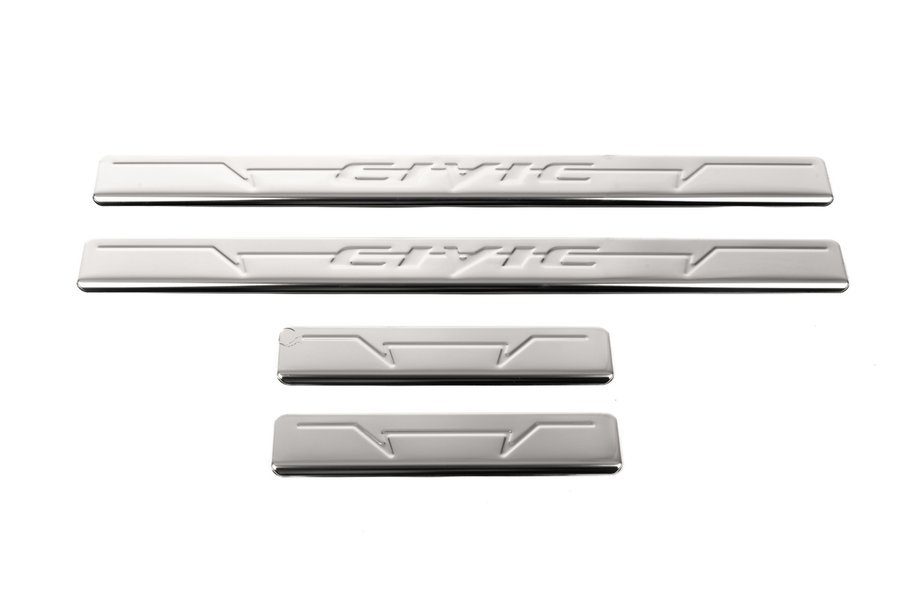 Накладки на пороги OmsaLine V1 (4 шт, нержавейка) Image Накладки на пороги OmsaLine V1 (4 шт, нержавейка) Image