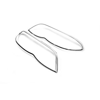 Хромированные Накладки на Фары (2003-2006) BMW X5 E53 1999-2006 гг. фото 1