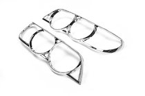 BMW X5 E53 1999-2006 гг. Хромированные Накладки на Фары (1999-2003) фото 1