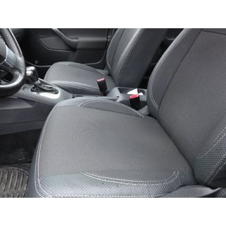 Авточехлы (Эко-кожа↗Ткань, Premium) Volkswagen Golf 5 2003-2009 гг. фото 3