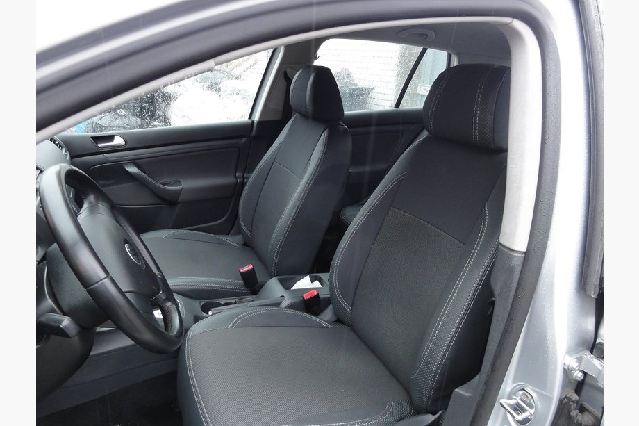 Volkswagen Golf 5 2003-2009 гг. Авточехлы (Эко-кожа↗Ткань, Premium) Фото 5