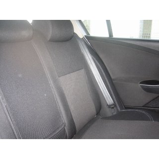 Авточехлы (Эко-кожа↗Ткань, Premium) Volkswagen Passat B6 2006-2012 гг. фото 2