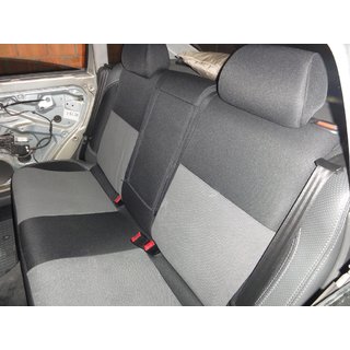 Авточехлы (Эко-кожа↗Ткань, Premium) Volkswagen Passat B5 1997-2005 гг. фото 4