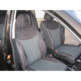 Авточехлы SoyuzAuto Premium Nissan Tiida 2011-2014 гг. фото 1