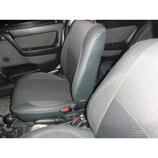 Авточехлы (Эко-кожа↗Ткань, Premium) Opel Astra G classic 1998-2012 гг. фото 1
