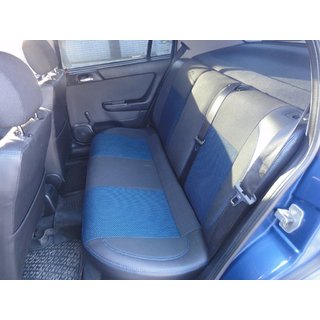 Авточехлы (Эко-кожа↗Ткань, Premium) Opel Astra G classic 1998-2012 гг. фото 4