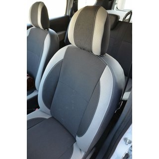 Авточехлы (Эко-кожа↗Ткань, Premium) Renault Lodgy 2013-2022 гг. фото 3