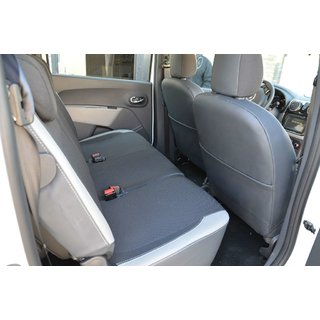 Авточехлы (Эко-кожа↗Ткань, Premium) Renault Lodgy 2013-2022 гг. фото 1