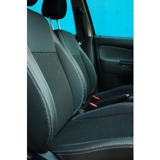 Авточехлы (Эко-кожа↗Ткань, Premium) Skoda Octavia I Tour A4 1996-2010 гг. фото 1