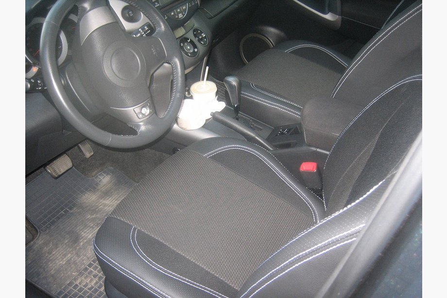 Toyota Rav 4 2006-2013 гг. Авточехлы (Эко-кожа↗Ткань, Premium) Фото 6