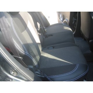 Авточехлы (Эко-кожа↗Ткань, Premium) Toyota Rav 4 2006-2013 гг. фото 4